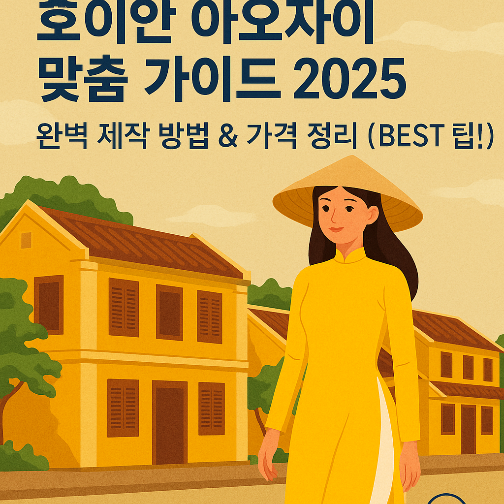 호이안 아오자이 맞춤 가이드 2025 – 완벽 제작 방법 & 가격 정리 (BEST 팁!)